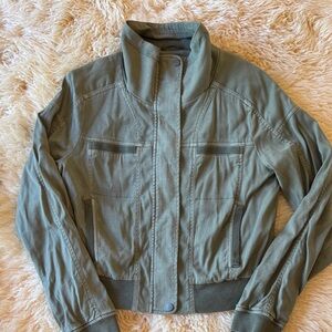 EUC Marrakech women’s medium olive green utility moto jacket